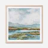 Afternoon at The Lake 1 (Square) Art Print