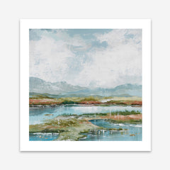 Afternoon at The Lake 1 (Square) Art Print