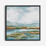 Afternoon at The Lake 1 (Square) Canvas Print