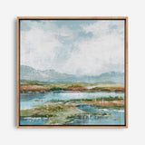 Afternoon at The Lake 1 (Square) Canvas Print