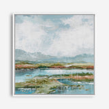Afternoon at The Lake 1 (Square) Canvas Print