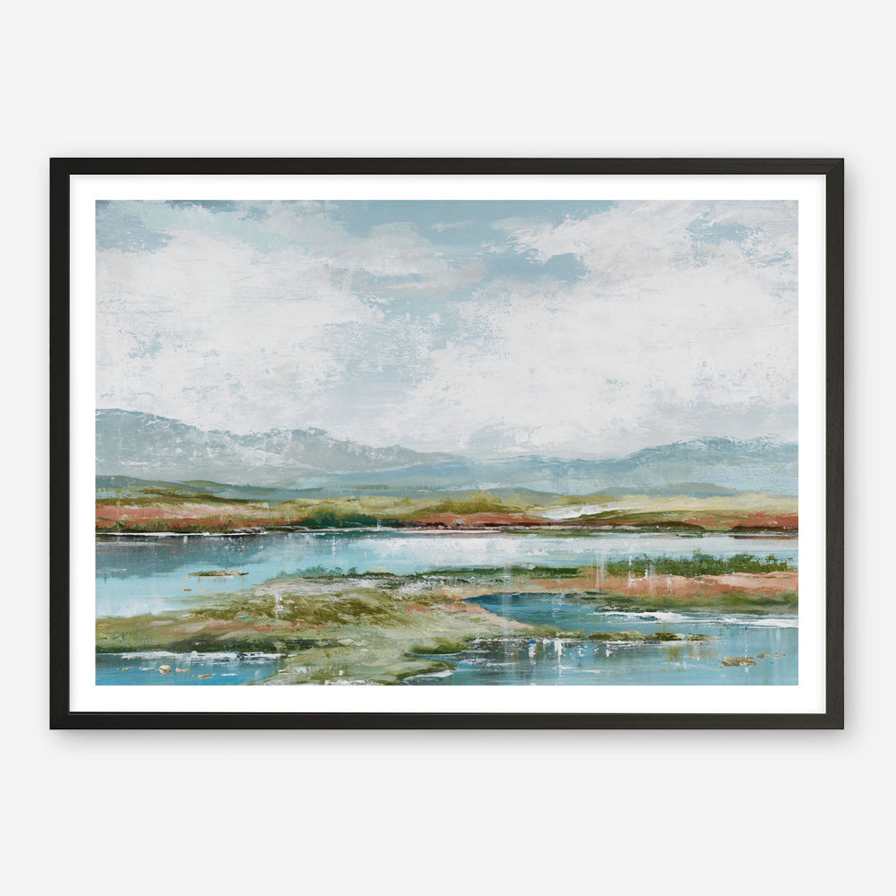 Afternoon at The Lake 1 Art Print