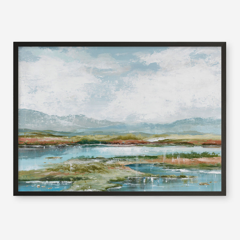 Afternoon at The Lake 1 Art Print