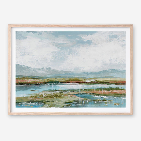Afternoon at The Lake 1 Art Print