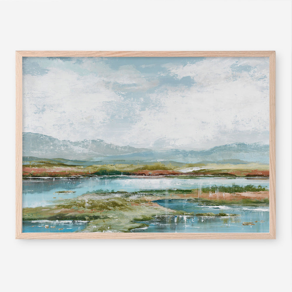 Afternoon at The Lake 1 Art Print