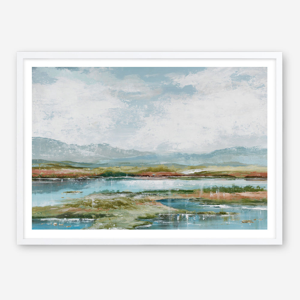 Afternoon at The Lake 1 Art Print