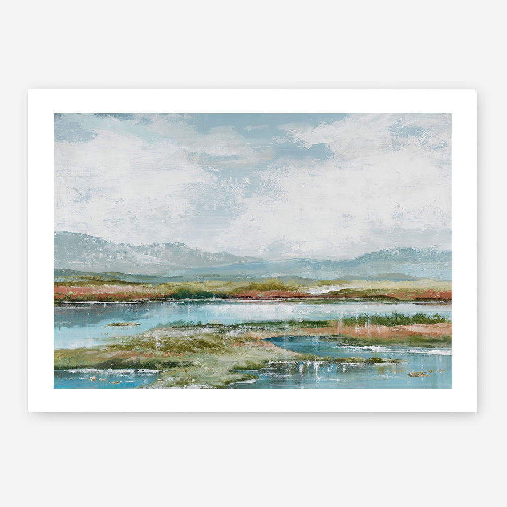 Afternoon at The Lake 1 Art Print