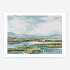 Afternoon at The Lake 1 Art Print