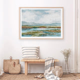 Afternoon at The Lake 1 Art Print