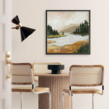 Indigo Night (Square) Art Print