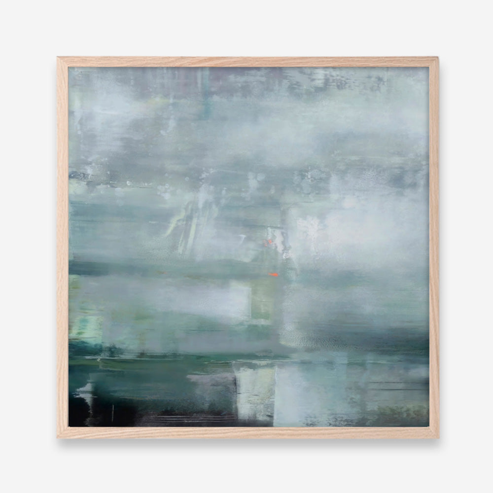 Sailing Azure Bay - Detail (Square) Art Print