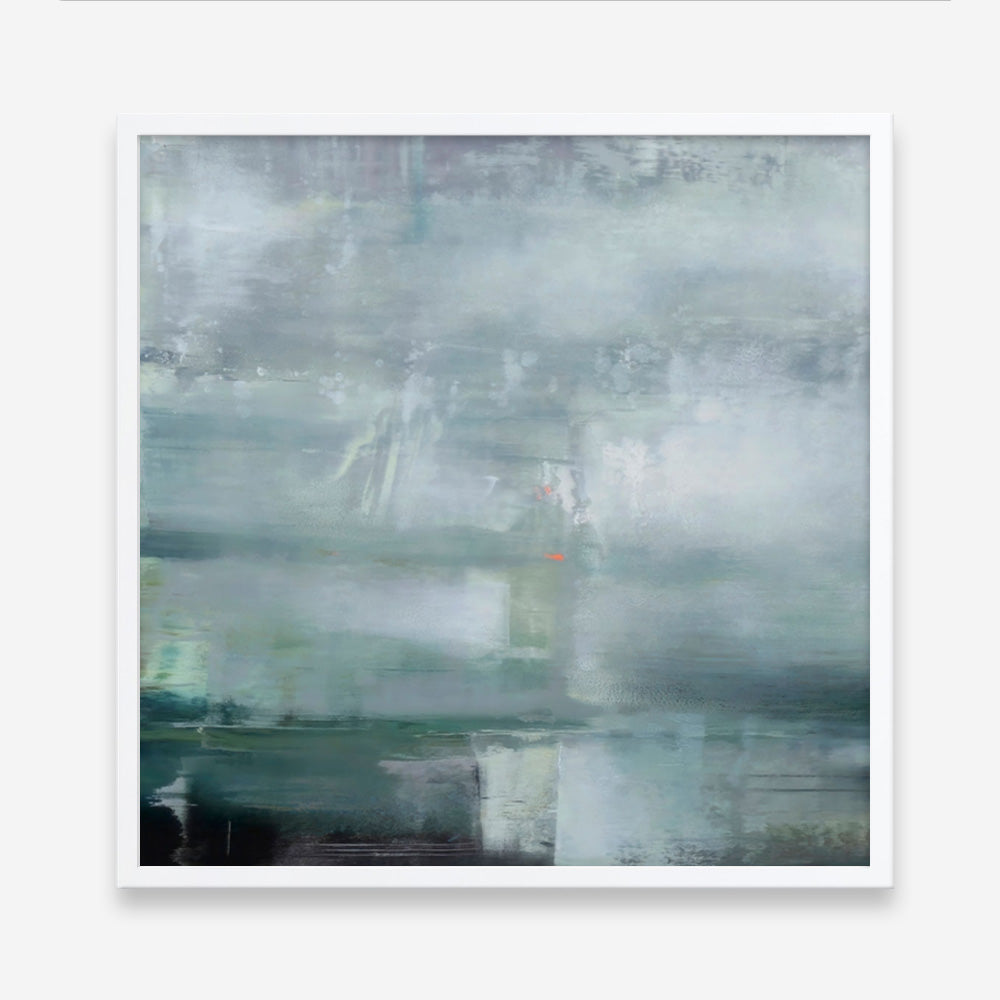 Sailing Azure Bay - Detail (Square) Art Print