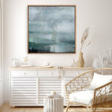 Sailing Azure Bay - Detail (Square) Canvas Print