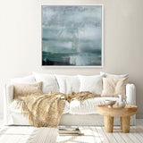 Sailing Azure Bay - Detail (Square) Canvas Print