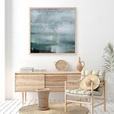 Sailing Azure Bay - Detail (Square) Art Print