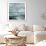 Sailing Azure Bay - Detail (Square) Art Print