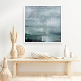 Sailing Azure Bay - Detail (Square) Art Print
