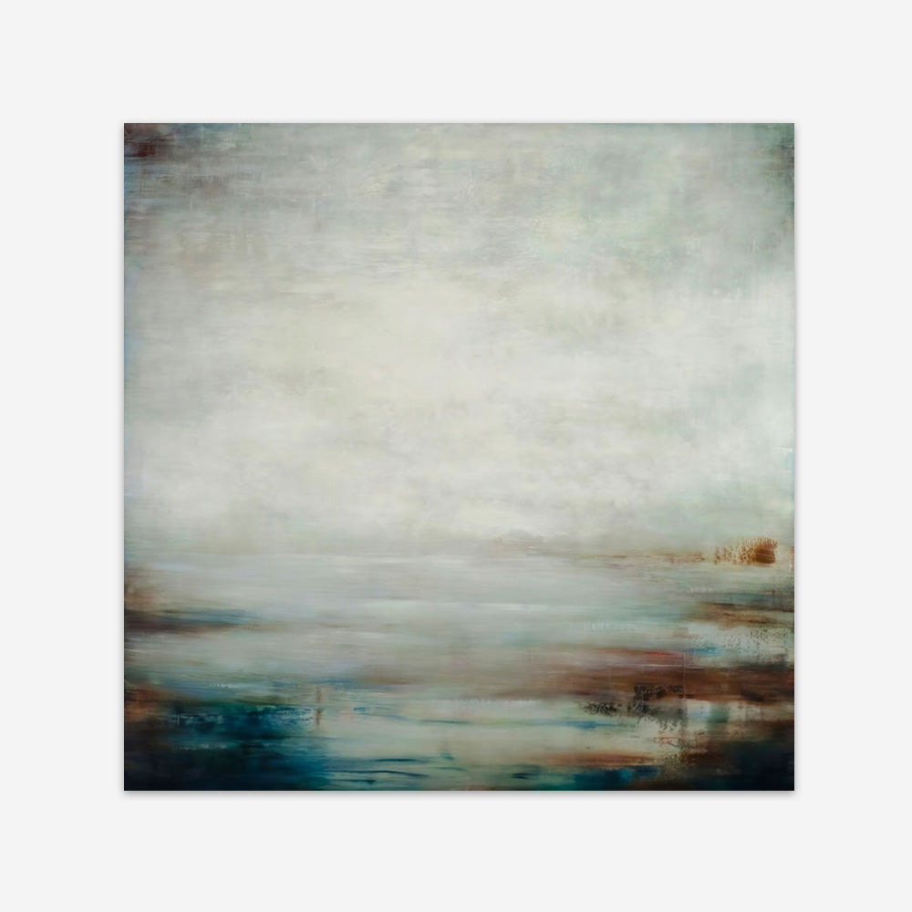 Where The River Meets The Sea (Square) Art Print
