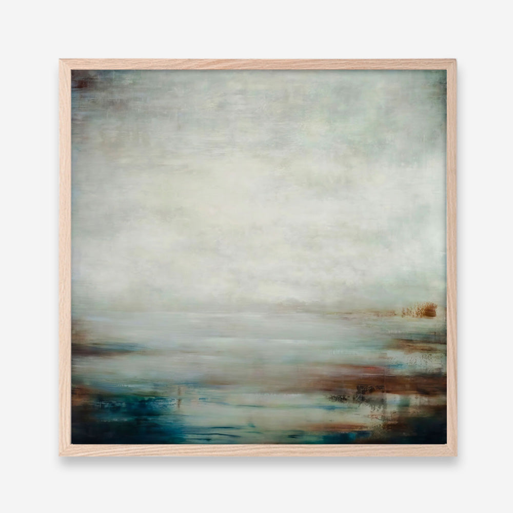 Where The River Meets The Sea (Square) Art Print