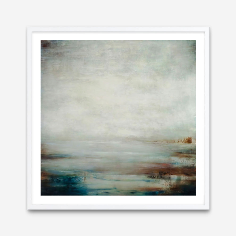 Where The River Meets The Sea (Square) Art Print