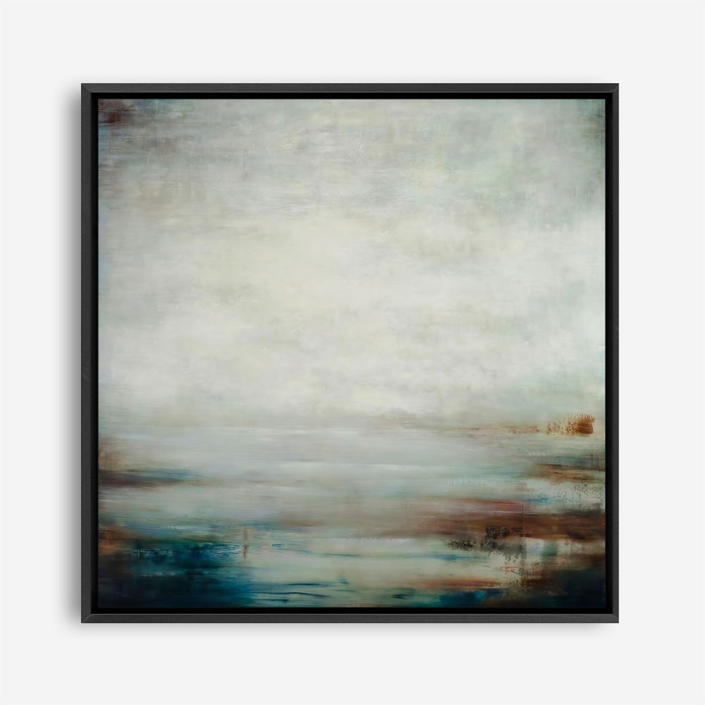 Where The River Meets The Sea (Square) Canvas Print