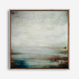 Where The River Meets The Sea (Square) Canvas Print