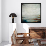 Where The River Meets The Sea (Square) Canvas Print