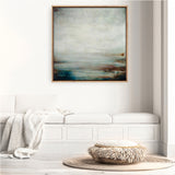 Where The River Meets The Sea (Square) Canvas Print