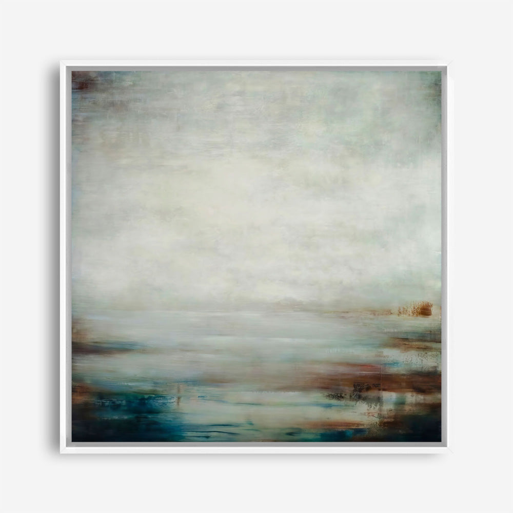 Where The River Meets The Sea (Square) Canvas Print