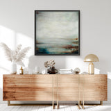 Where The River Meets The Sea (Square) Art Print