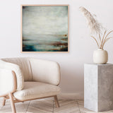 Where The River Meets The Sea (Square) Art Print