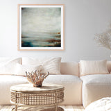 Where The River Meets The Sea (Square) Art Print