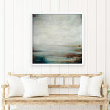 Where The River Meets The Sea (Square) Art Print