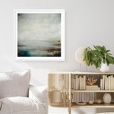 Where The River Meets The Sea (Square) Art Print