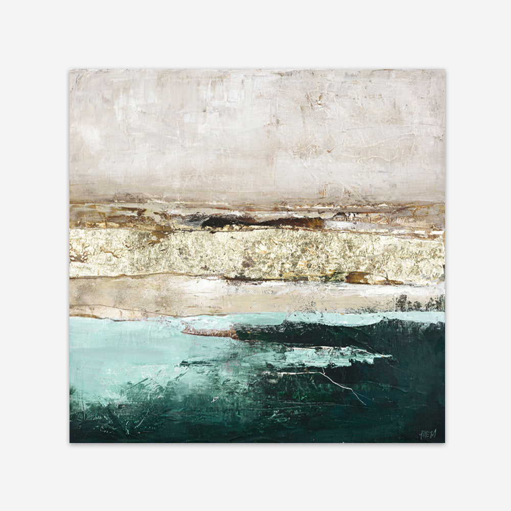 Turquoise Pools (Square) Art Print