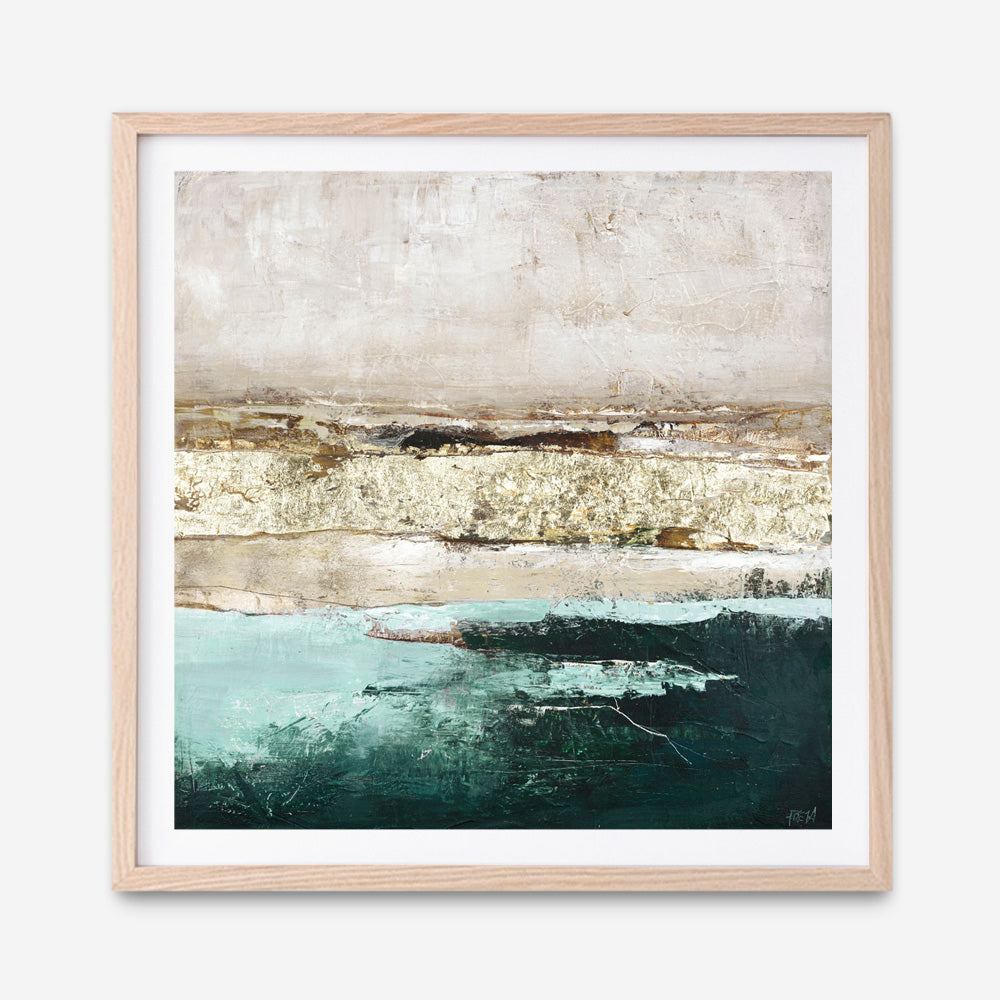 Turquoise Pools (Square) Art Print