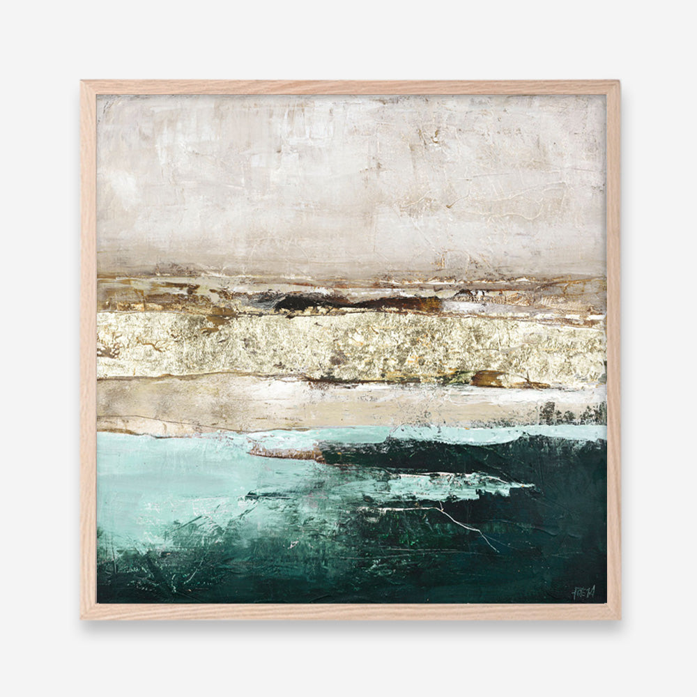 Turquoise Pools (Square) Art Print