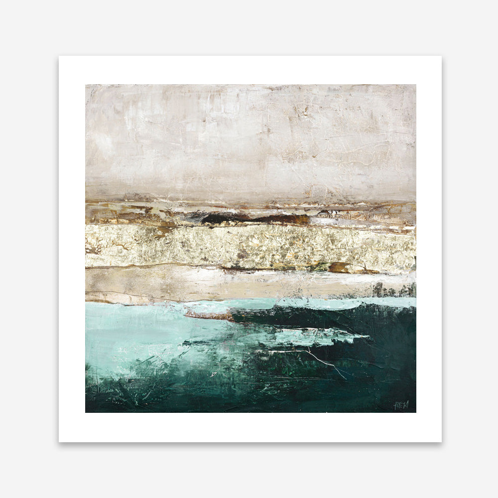 Turquoise Pools (Square) Art Print