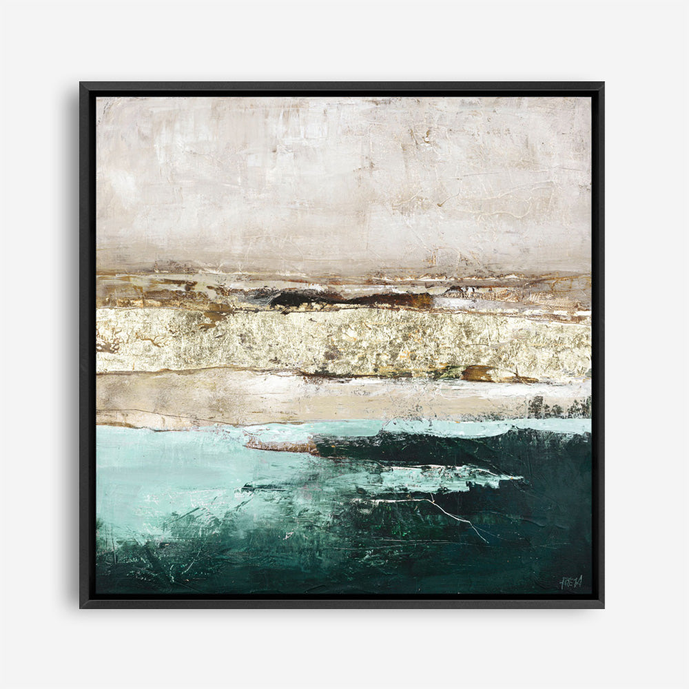 Turquoise Pools (Square) Canvas Print