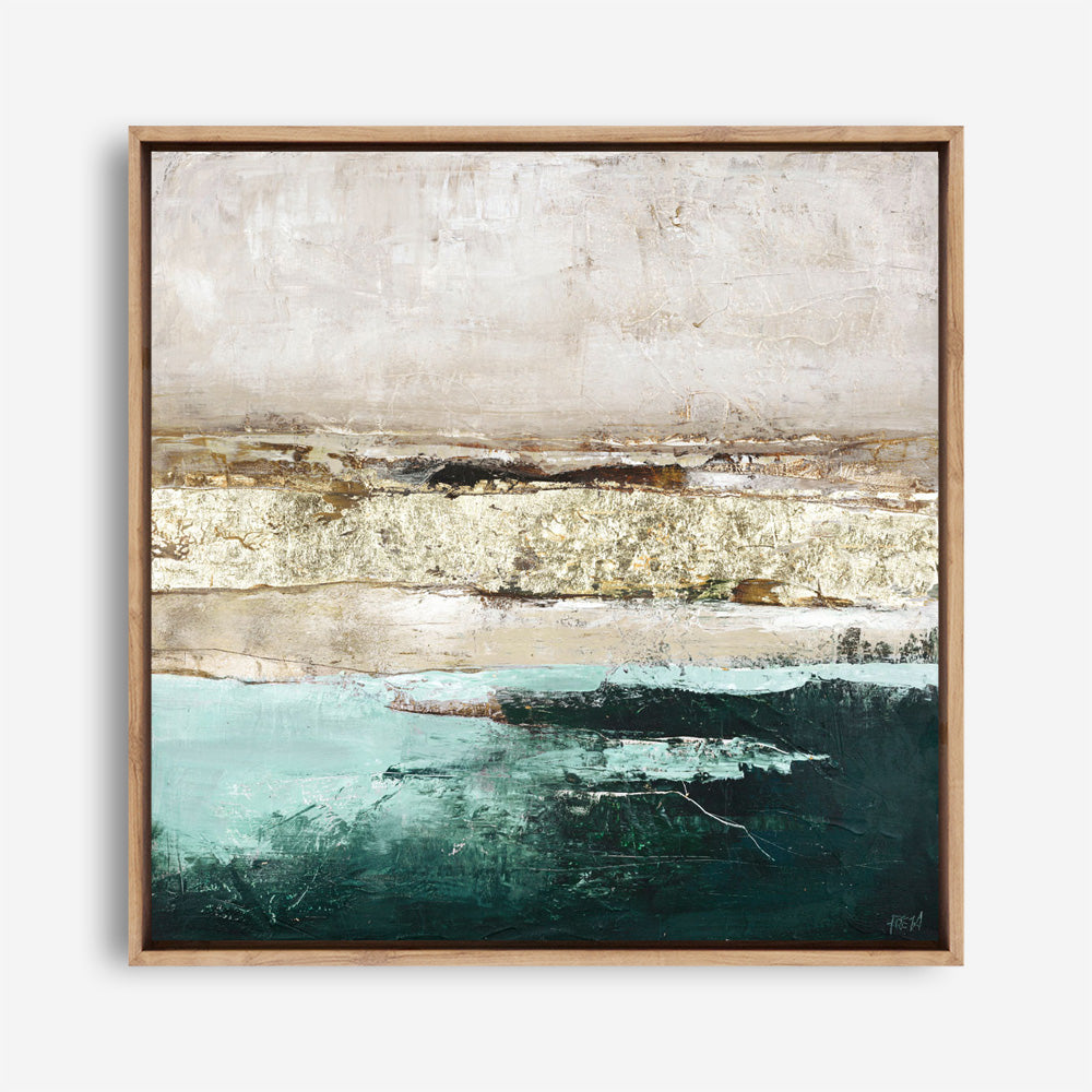 Turquoise Pools (Square) Canvas Print