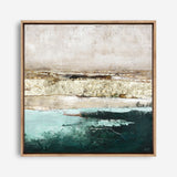 Turquoise Pools (Square) Canvas Print