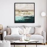 Turquoise Pools (Square) Canvas Print