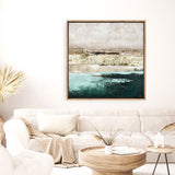 Turquoise Pools (Square) Canvas Print