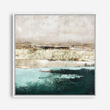 Turquoise Pools (Square) Canvas Print