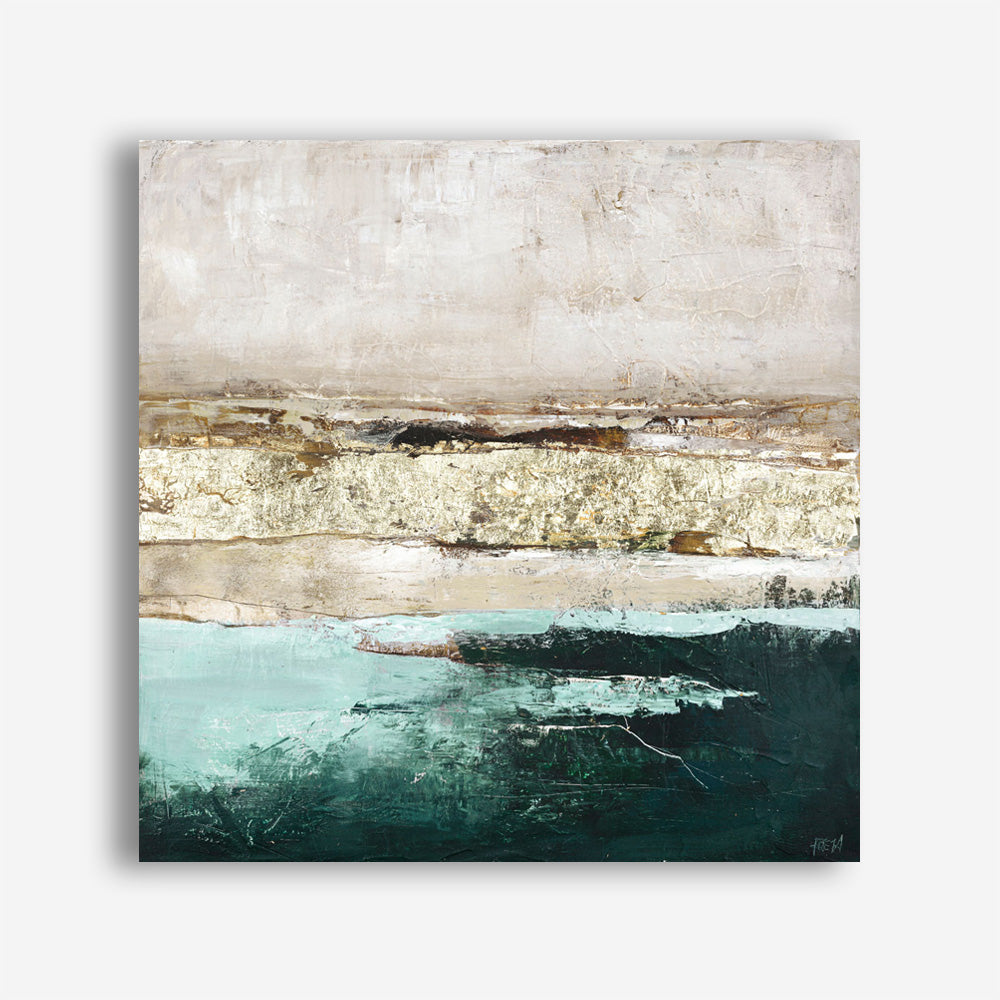 Turquoise Pools (Square) Canvas Print