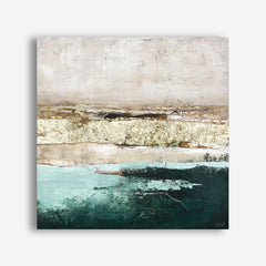 Turquoise Pools (Square) Canvas Print