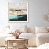 Turquoise Pools (Square) Art Print