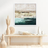 Turquoise Pools (Square) Art Print
