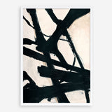 Behind Black Art Print