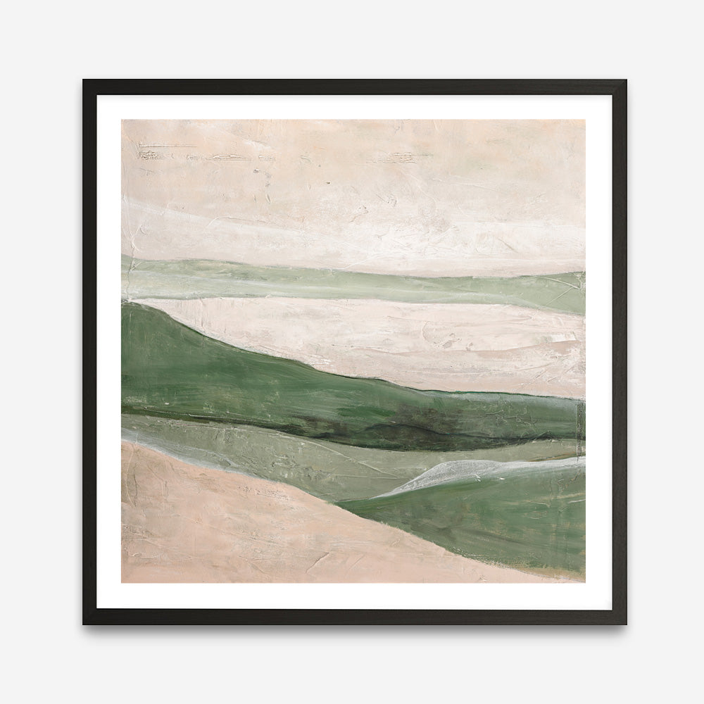 Green Field (Square) Art Print